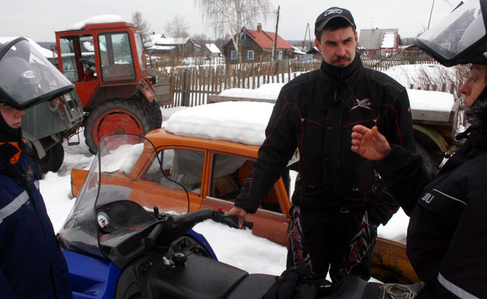 Image - Karelia snowmobiling